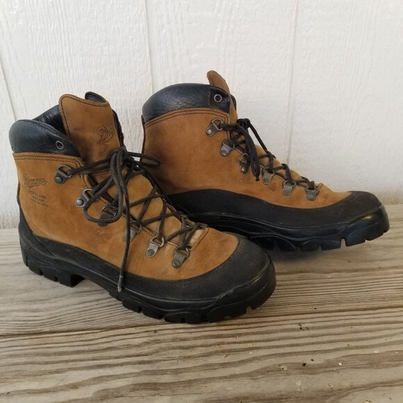 Danner Combat Hiker Mens Tan Leather Civilian Tactical Boots 10.5 R 43513X USA - Picture 1 of 13